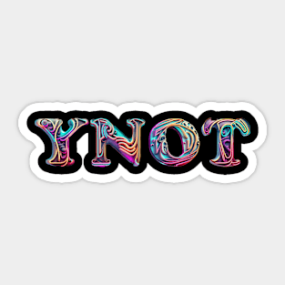 Ynot Sticker